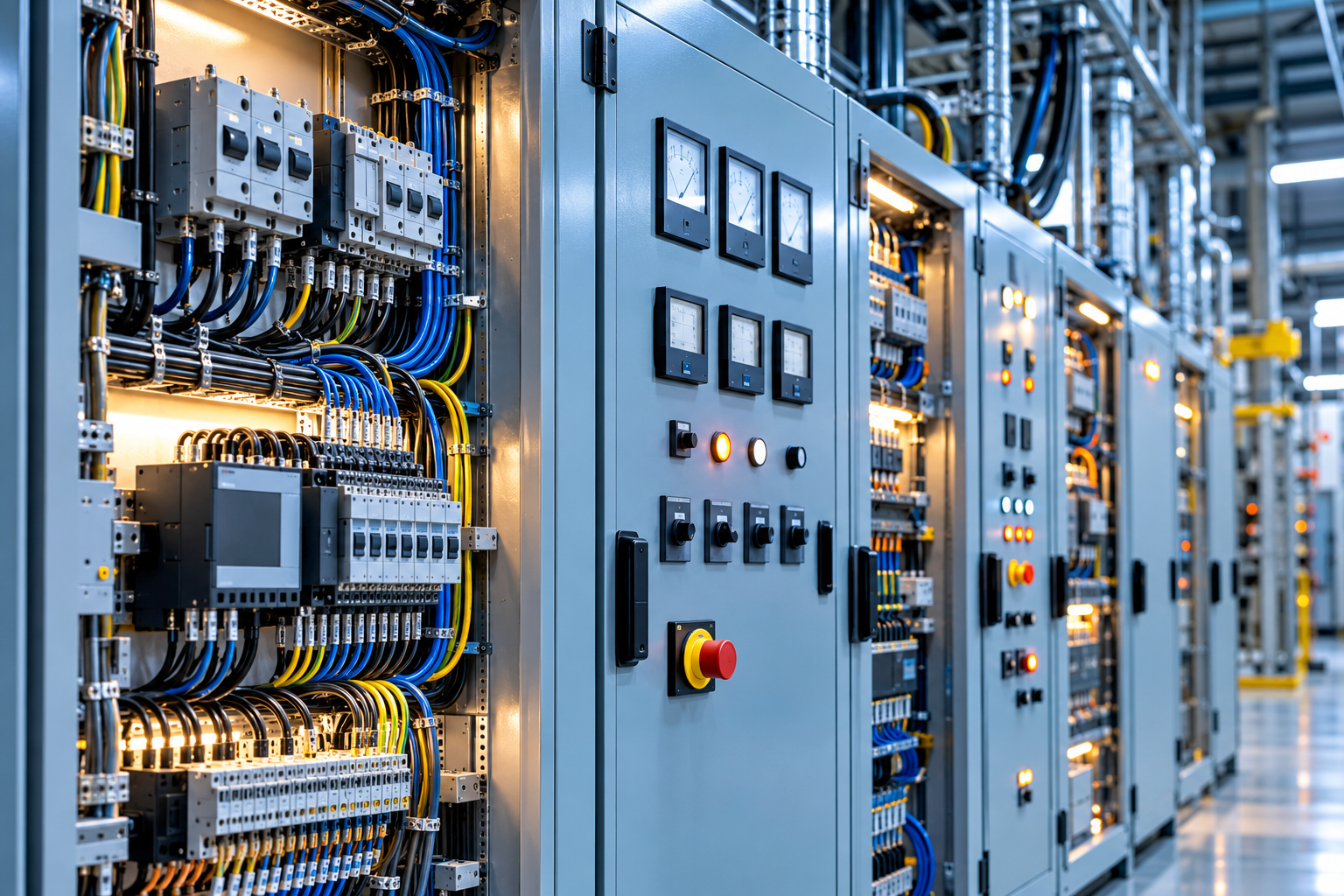 Industrial electrical instrumentation and control cabinets